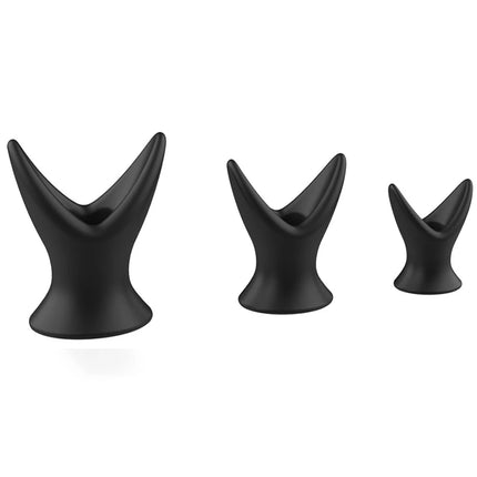 Silicone Anal Butt Plug Trainer Hollow Tunnel Anal Dilator Men Gay Vaginal Speculum Adult Sex Toys for Beginner Woman Female