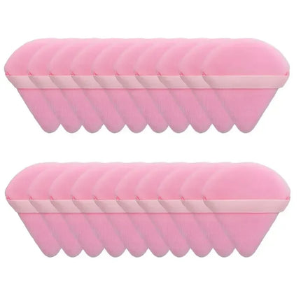 2/5/10/20Pcs Triangle Powder Puff Wet Dry Use For Loose Powder Liquid Cosmetic Soft Plush Powder Puff Makeup Foundation New In T