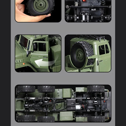 RC Truck B36-3 WPL Full Scale Military Transport Vehicle Model 1/16 RC CAR long Crawler Monster WPL Remote Control CAR B36/3