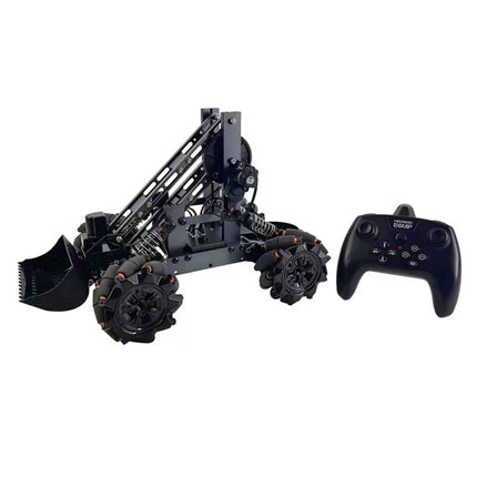 2-in-1 DIY Programmable Remote Control Alloy Toy Car with Mechanical Arm STEM Education Kit for Kids