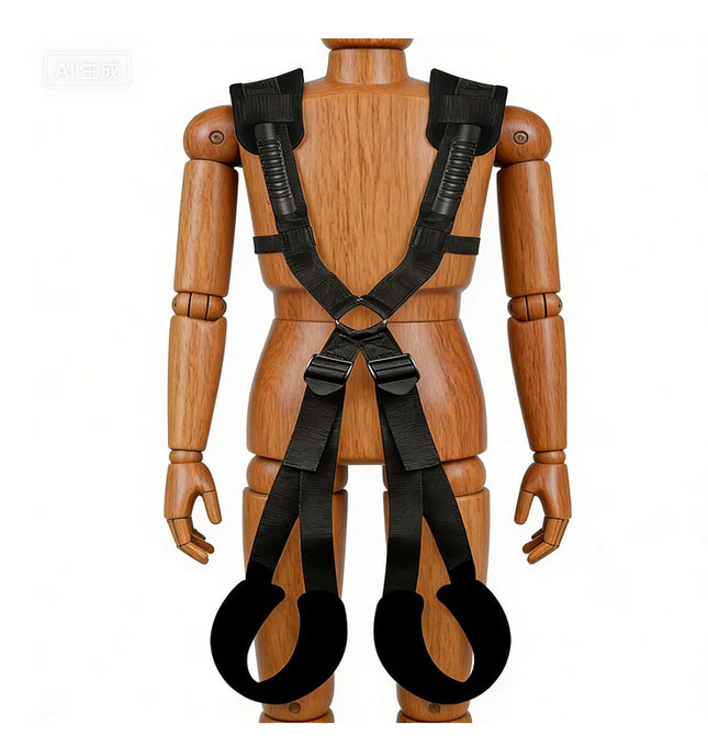 BDSM Bondage Love Slings for Couples Sex Swing Set with Adjustable Strap Adult Sex Toy Soft Plush Padding Mat Sex Restraints Toy