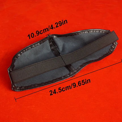 BDSM Blackout Blindfold,Faux Leather Eye Mask Bondage Restraints,Sex Toys for Couples,Role Play