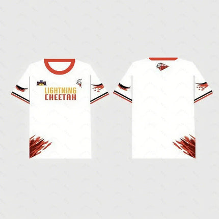 2025 Summer Round Neck Casual Thailand Men And Women Gmm Tv Sports Meeting Jerseys 3d Printed Short-Sleeved Red Team T-Shirts