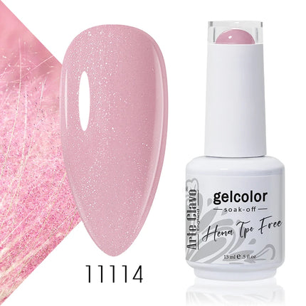 Arte Clavo Colourful Gel Nail Polish Nail Art Gel Varnishes Macaron Color Nail Semi Permanant Soak Off LED UV Gel Nail Varnishes