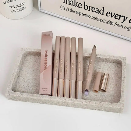 3D contouring pen Long Lasting Waterproof Matte Bronzer Stick Nose Shadow Contour Pen With Brush Facial Contour Stick Makeup