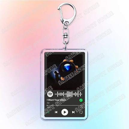 Hot Music Keychains Running Up That Hill (A Deal with God) End of Beginning Kate Bush Djo Song Keying Jewelry Fans Friends Gifts