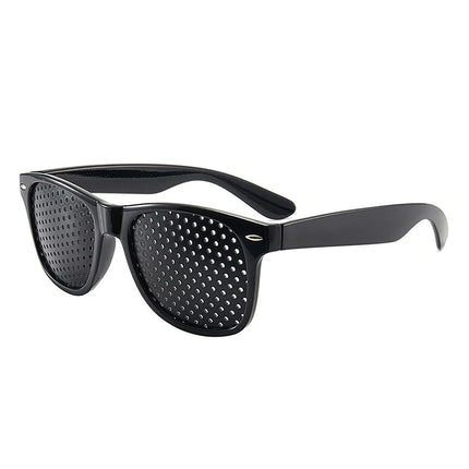 Men And Women Improving Vision Anti Myopia Astigmatism Glasses With Holes For Correcting Fatigue Pinhole Glasses