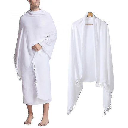Ihram Hajjtowe Pilgrimage Towel Cross-Border Longli Saudi Arabia Muslim Hajj Headscarf Unisex Summer Winter Spring Autumn