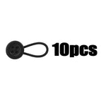 10pcs black button