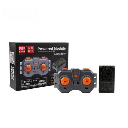 Mould King 6.0 Fast Charging Power Set Module 6-Channel APP Linear Motor Remote Control for Building Blocks PF MOC Vehicles