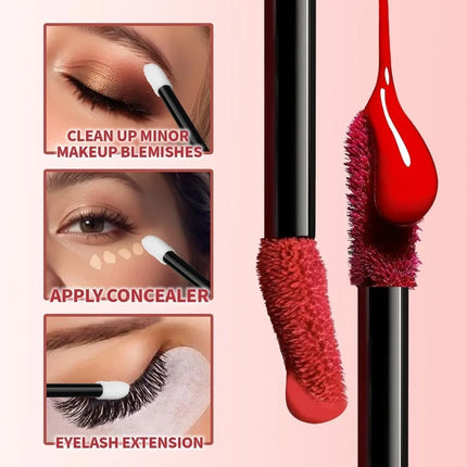 100/200pcs Disposable Eyelash Brushes Lip Brush Applicator Portable Mascara Wands Lash Brushes for Eyelash Extension Makeup Tool