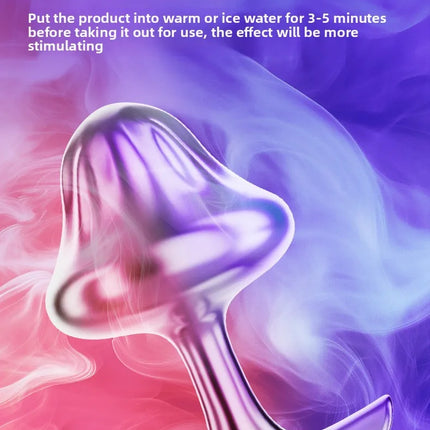New Mushroom Anal Plug 33/48/58mm Metal Butt Plug Sphincter Training Anal Dilator Prostate Massager Sex Toys