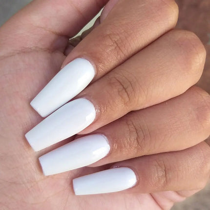 Hassleless Single-Pack White Gel Nail Polish - Long-Lasting Shine, Easy to Apply, 15ml Each, Suitable for Home and Nail Salons, Nail Tools, Nail Gel Polish, Suitable for All Seasons, Classic Color Range, Perfect for DIY Nail