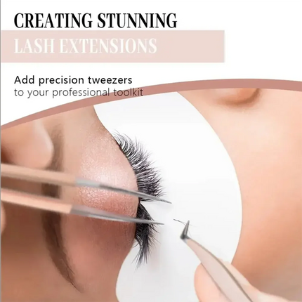 High Quality Latest  Stainless Steel Eyelash Extensions Tweezers Rose Gold color All Color Customized Eyelash Tweezers