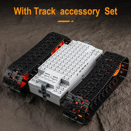 Technical MOC EV3 Mecanum Wheels 4WD electric building block RC Vehicle Universal Omnidirectional Tires Educational Toys Gifts