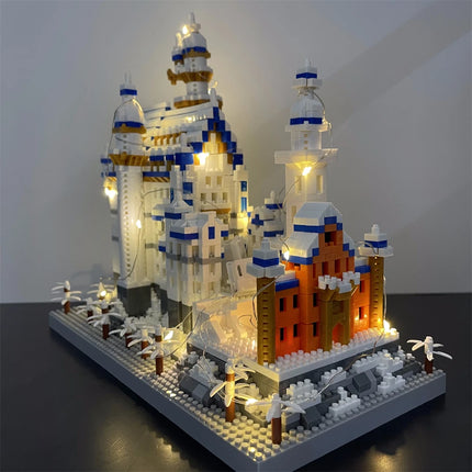 Knew Built Exquisite Paris Eiffel Tower Micro Mini Building Blocks Toys Set: LED Illuminated, Perfect Gift Illuminate Your World