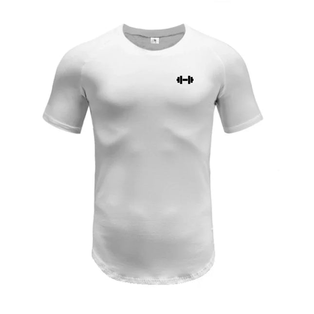 Men's Quick-Dry Slim Fit T-Shirt - Fitness Muscle / T-Shirt Ajusté Séchage Rapide Hommes - Fitness Muscle