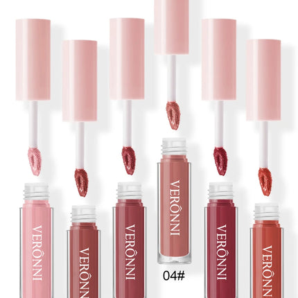 12 Color Non-stick cup Velvet Satin Gloss Lip glaze Mist Liquid matte lipstick Waterproof long-lasting color liquid