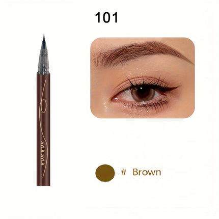 SYLR SYLR 2in1 Long lasting smudge free eyeliner with a very thin tip of 0.005mm accurately outlines the eye contour waterproof