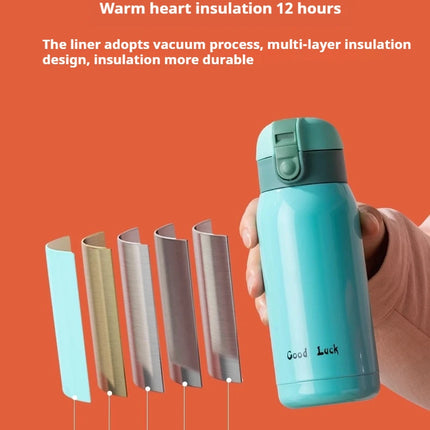 200ML/350ML Stainless Steel Pocket Cup Travel Thermal Coffee Mug Mini Thermos Cup Vacuum Flask Insulated Cup Sport Water Bottle