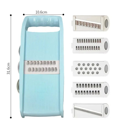 5 in 1 Multi-Functional Vegetable Chopper Onion Chopper Food Chopper Kitchen Mandoline Slicer Veggie Dicer Cutter
