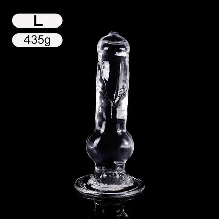 18-33cm Long Animal Dog Dildo TPE Clear Anal Plug Dog Penis Big Suction Cup Cock Vagina Masturbator Anal Sex Toys For Men Women