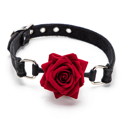 5 Colors Rose Mouth Gag Sexy Retro Lace Pattern Bondage BDSM Mouth Ball Dog Slave Flirting Adult Games Sex Toys For Women Couple