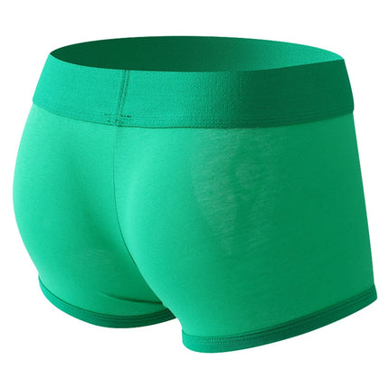 Front O-ring Underwear Mens Sexy Cotton Underpants Low Waist Underwear Briefs Exposed Cock Panties Ring Shorts