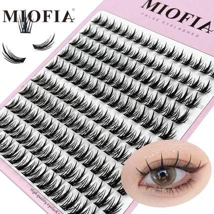 1 Box/150 Bunches Mink Eyelashes 3D Natural Russian Individual Eyelash extension Eyelash cluster Makeup Tool Lashes wholesale
