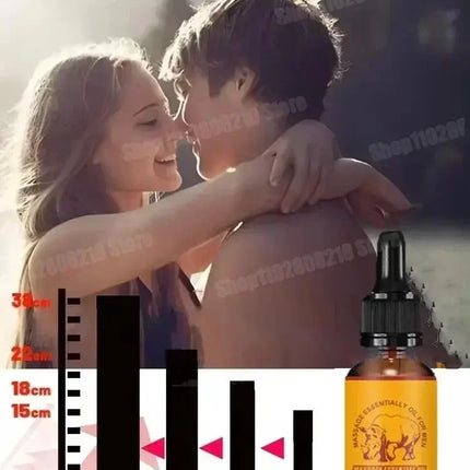 Increases size dilates blood vessels for extended time male essential oil