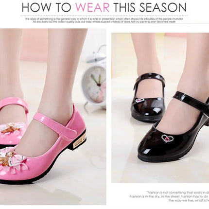 Girls Shoes 2021 Newly Arrived Infant Kids Baby Girls Crystal Bling Bowknot Single Princess Shoes Sandals Girls Sandals Shoe Red