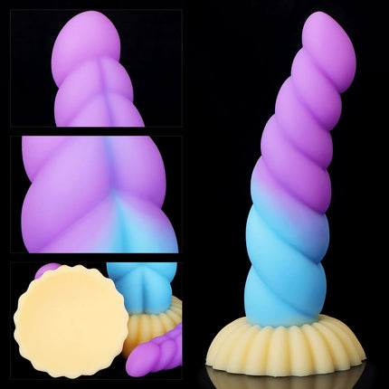 NEW Luminous Anal Plug Female Masturbator Expansion Anal Dildos for Women Soft Silicone Butt Plug Gay Sex Toys Prostate Massager
