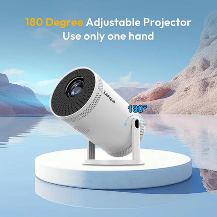KaiAqua 260 ANSI 4K Projector Decode 1280*720P Video Audio Home Theater AutoFocus 5G  Portable Outdoor Proyectors Beamer