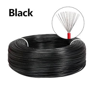 2/5m UL1007 Electronic Wires AWG 30 28 26 24 22 20 18 16 DIY LED Lamp Lighting Wire Line 300V PVC Insulated Tinned Copper Cable