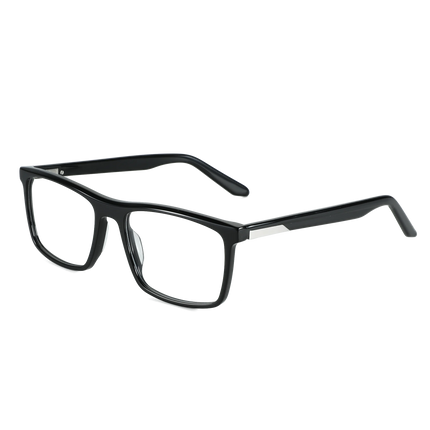 ZENOTTIC (XL Size)Fashion Square Prescription Glasses Anti Blue Light/Photochromic Hyperopia/Progressive Eyeglasses for Men