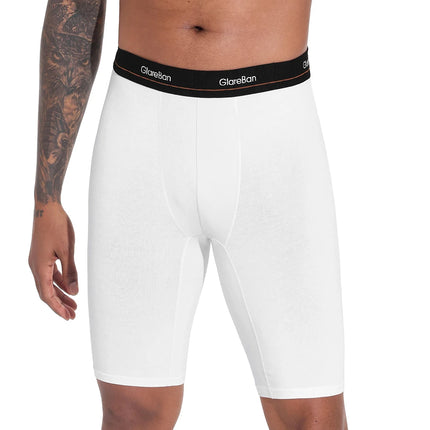 4pc Set Long leg White Cotton Boxer Men Underwear Male Brand Panties And Underpants For Homme Luxury Shorts Box Slip Briefs Soft