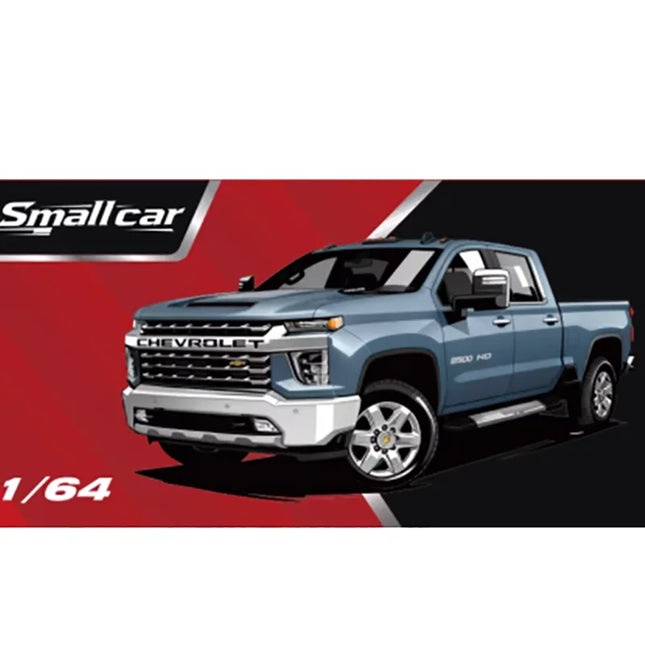 Smallcar 1:64 Silverado American Pickup Truck Alloy Car Model Collectibles Static Finished Ornaments Adult Gift Hobby & Toys
