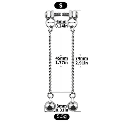 QKKQ Stainless Steel Animal Teeth Nipple Clamps With Adjustable Chain Breast Restraints Female Masturbation Sex Toys BDSM Slave