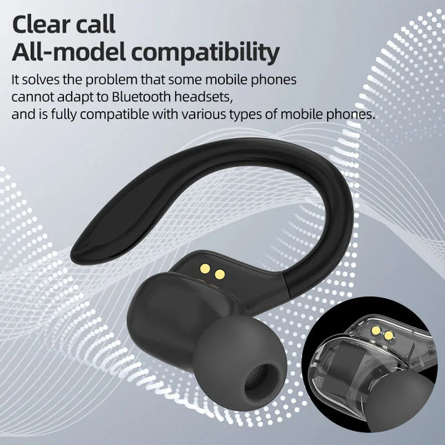 Original SP16 Sports Wireless Earphones over Ear Buds with Earhooks Ture Wireless Running in-Ear Headphones With Mic Otemkay