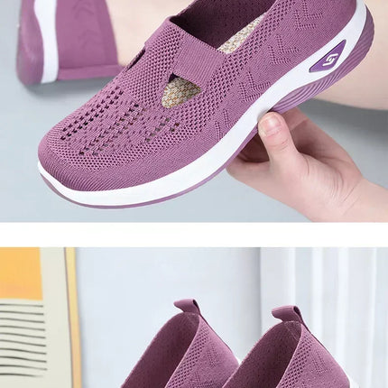 Women's Casual Shoes Breathable Comfortable Orthopedic Shoes Non Slip Sneakers For Spring And Summer New Arrival Women Mesh