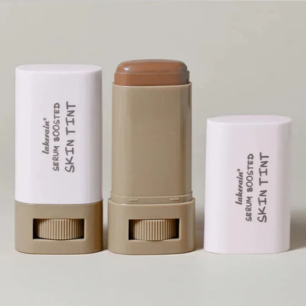 Foundation Stick Balm Serum Boosted Skin Tint Foundation Stick Smooth Plumper Hight Coverage Bronze Foundation Stick