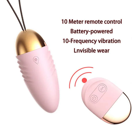 Wireless Remote Control Vibrator for Women 10 Speed Clitoris Stimulator Bullet Egg Panties Ball Sex Toy Masturbator