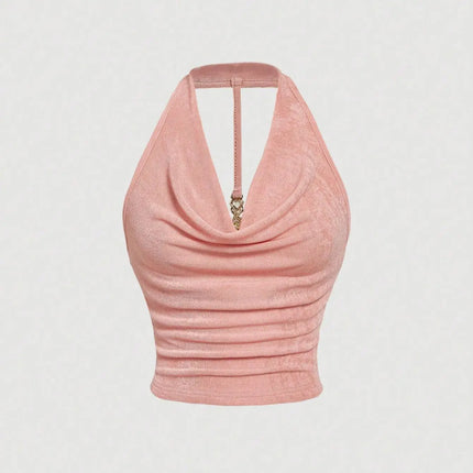 New niche elegant and comfortable halterneck women's vest