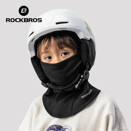 ROCKBROS Ski Mask Outdoor Windproof Full Face Cover UV Protector Breathable Scarf Face Mask Equipment Skiing Cap for Children