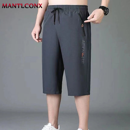 Summer New Loose Shorts Men Breathable Quick Dry Elastic Waist Board Short Pants Fashion Jogging Men Shorts Running Gym Fitness