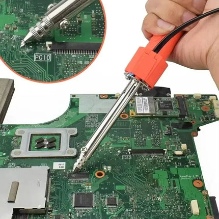 Electrothermal Vacuum Solder Sucker 36W 220V High Power EU Durable Desoldering Pump Soldering Iron Pen Dual Purpose Repair Tool