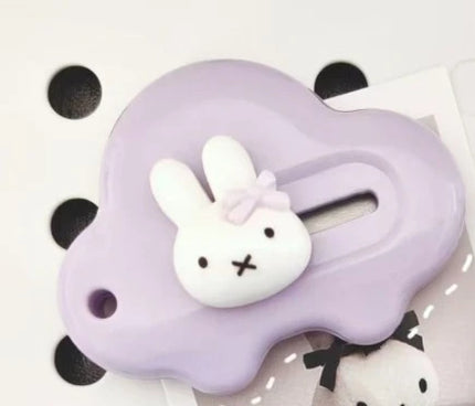 Miffy Kawaii Purple Art Knife Portable Unboxing Knife Handmade Paper Cutting Knife for Express Delivery Cute Gift Toy