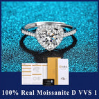 With Box / Moissanite Ring-4