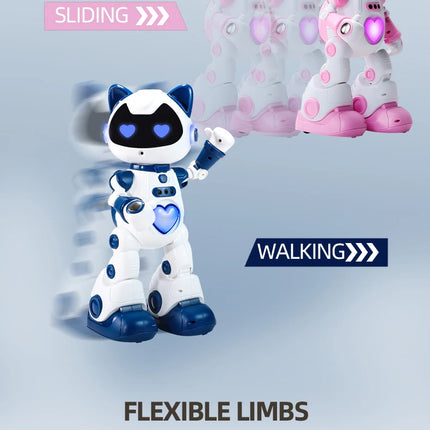 Remote‑Controlled Walking Dancing Robot Toy, LED Light Rechargeable Play Toy for Teen Boys Holiday Gifts