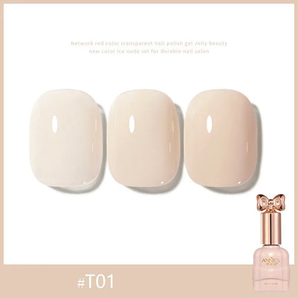 Pretty Colorful Glitter Nail Polish Reflective Candy Color Nail Varnish Semi Permanent UV Polish Nails Art Manicure Jelly Glue